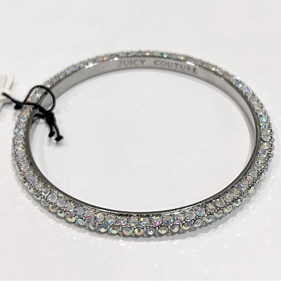 NWT Juicy Couture Pave Bangle—Clear Iridescent - Picture 3 of 7